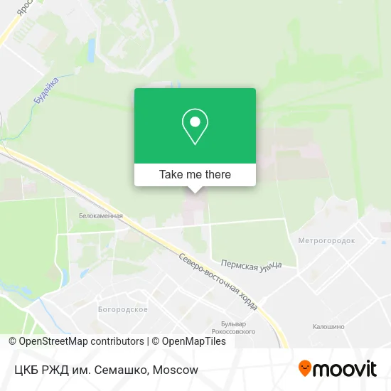 ЦКБ РЖД им. Семашко map