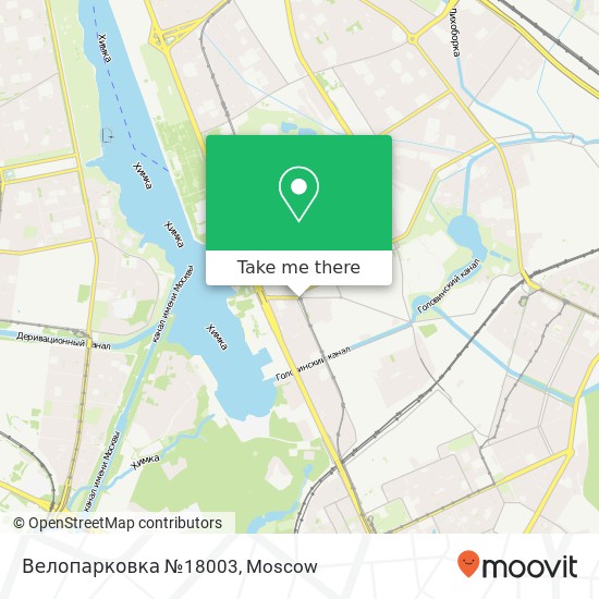Велопарковка №18003 map