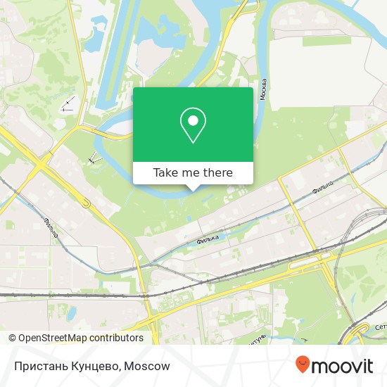 Пристань Кунцево map