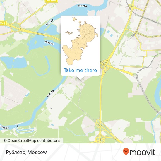 Рублёво map