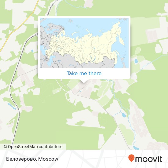 Белозёрово map