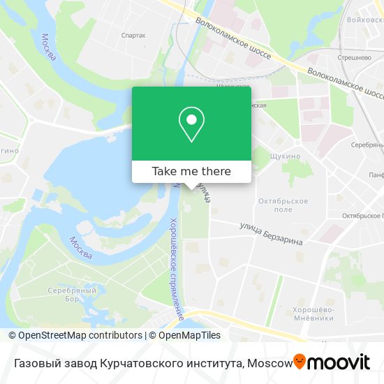 Газовый завод Курчатовского института map