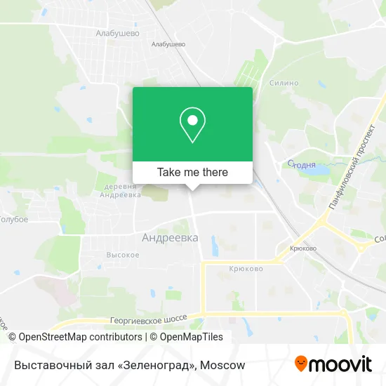 Выставочный зал «Зеленоград» map