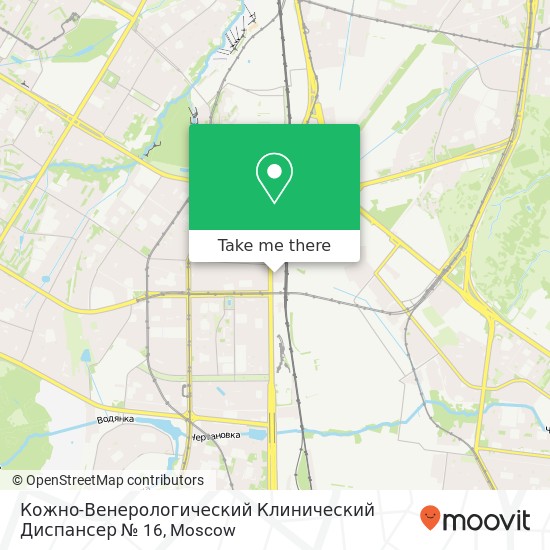 Кожно-Венерологический Клинический Диспансер № 16 map