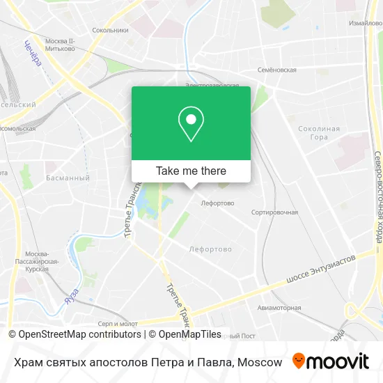 Храм святых апостолов Петра и Павла map