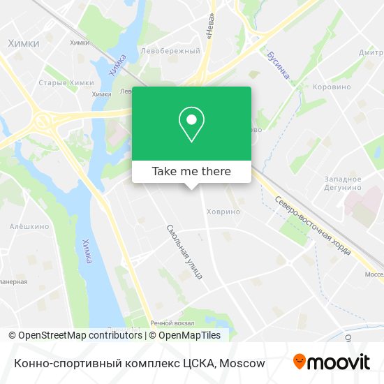 Конно-спортивный комплекс ЦСКА map