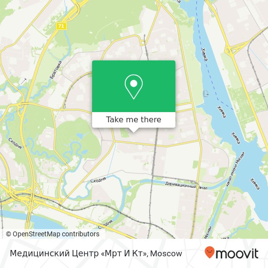 Медицинский Центр «Мрт И Кт» map