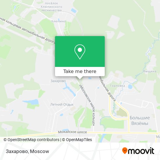 Захарово map