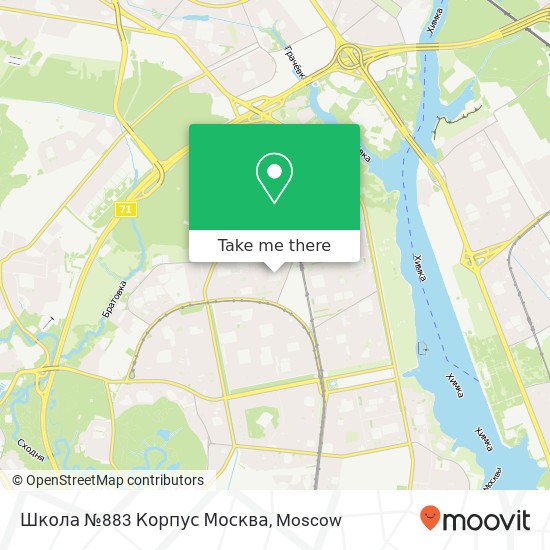 Школа №883 Корпус Москва map