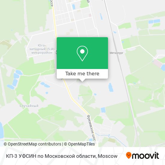 КП-3 УФСИН по Московской области map