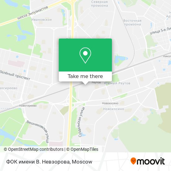 ФОК имени В. Невзорова map