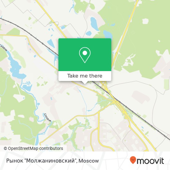 Рынок "Молжаниновский" map