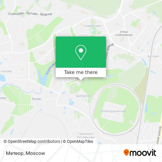 Метеор map
