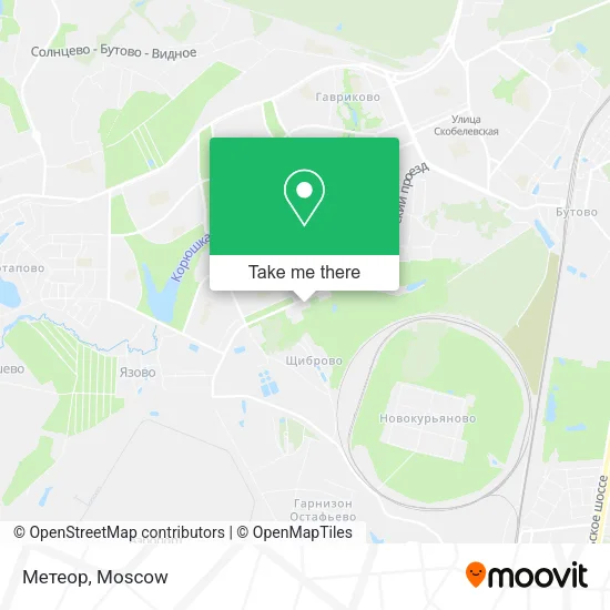 Метеор map
