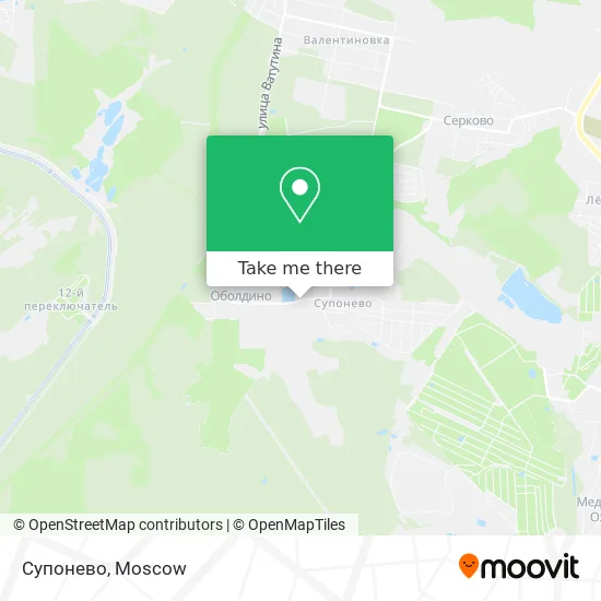 Супонево map