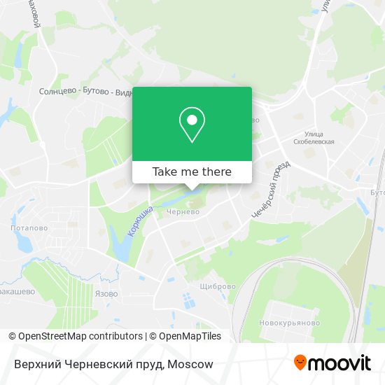 Верхний Черневский пруд map