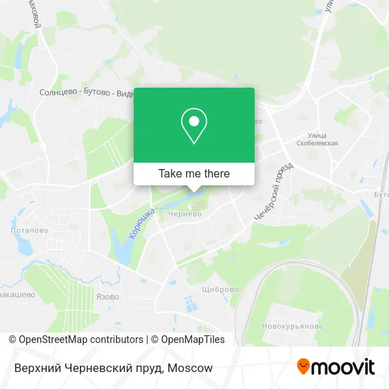 Верхний Черневский пруд map
