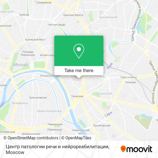 Центр патологии речи и нейрореабилитации map