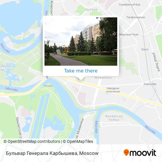 Бульвар Генерала Карбышева map