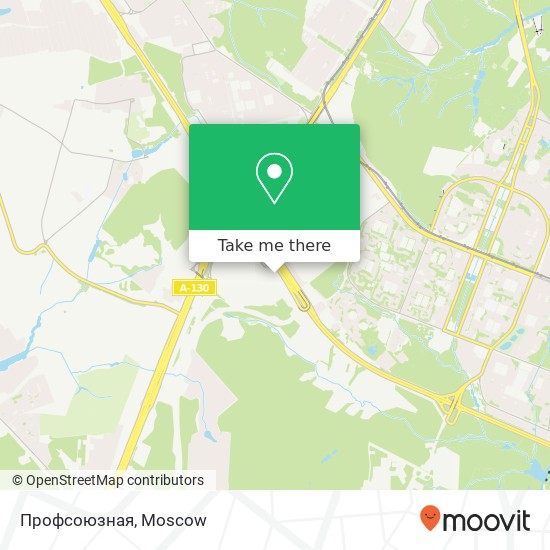 Профсоюзная map