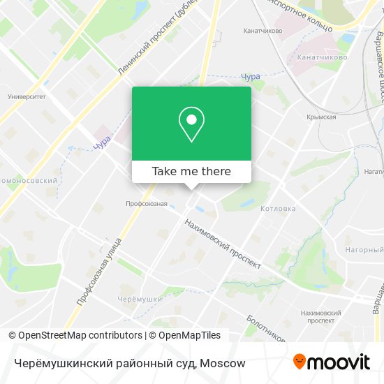 Черёмушкинский районный суд map