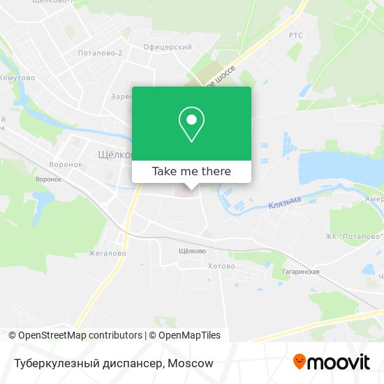 Туберкулезный диспансер map