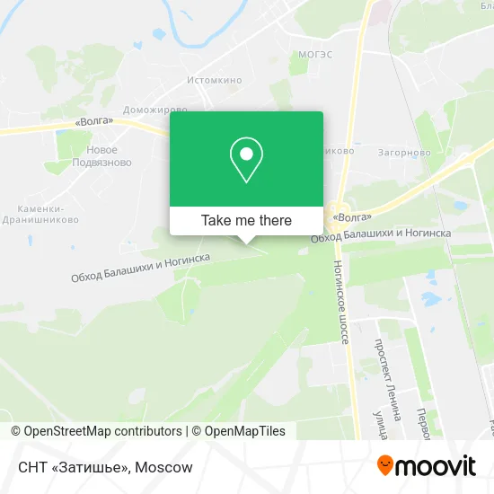 СНТ «Затишье» map