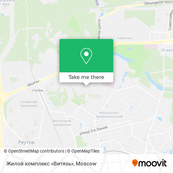 Жилой комплекс «Витязь» map