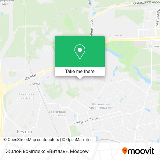 Жилой комплекс «Витязь» map