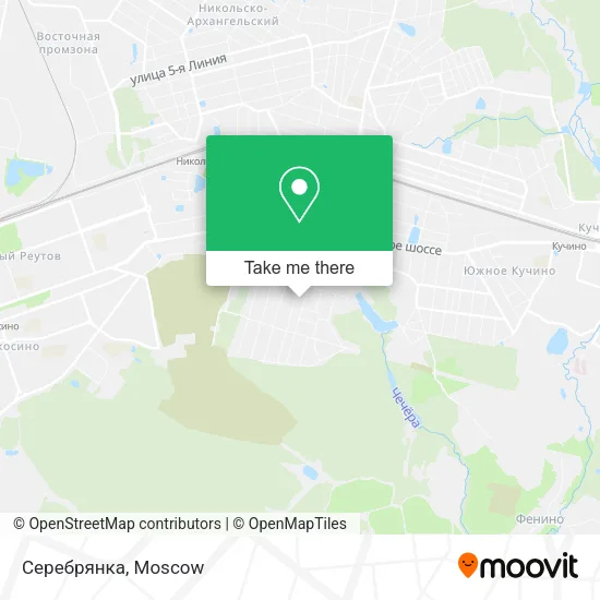 Серебрянка map