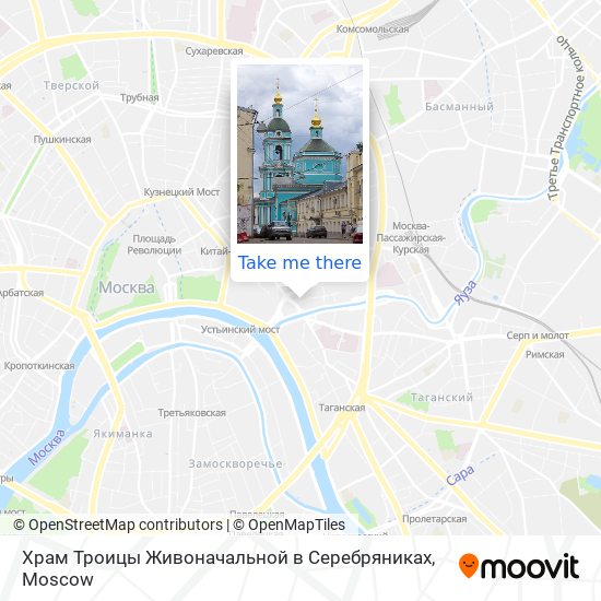 Храм Троицы Живоначальной в Серебряниках map