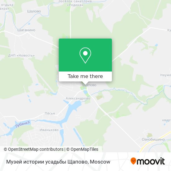 Музей истории усадьбы Щапово map
