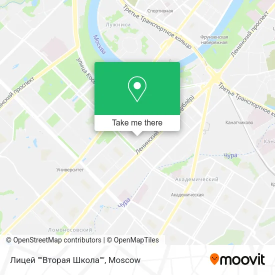 Лицей ""Вторая Школа"" map