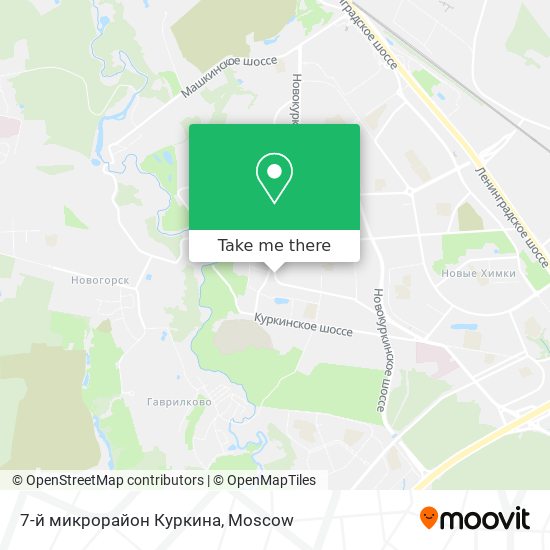 7-й микрорайон Куркина map