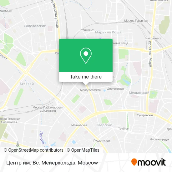 Центр им. Вс. Мейерхольда map