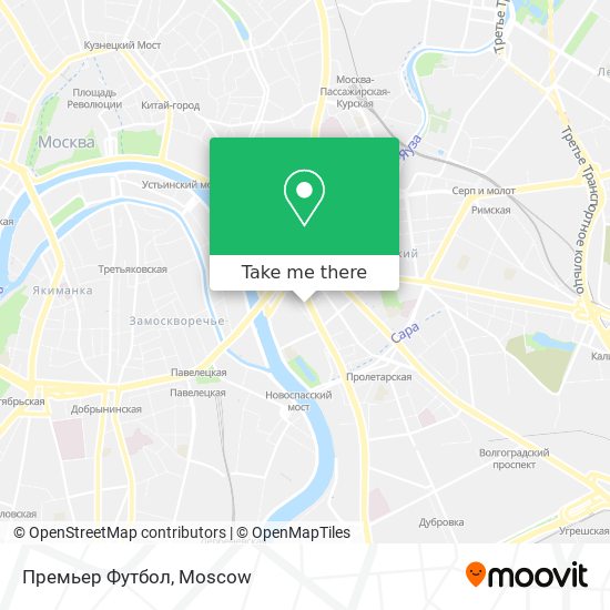 Премьер Футбол map