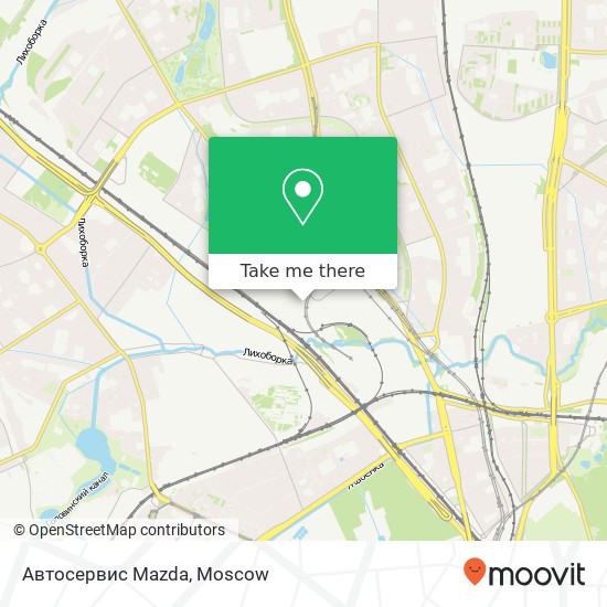 Автосервис Mazda map