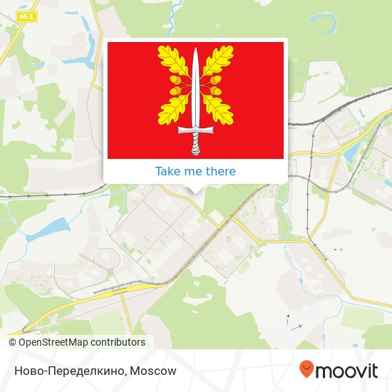 Ново-Переделкино map
