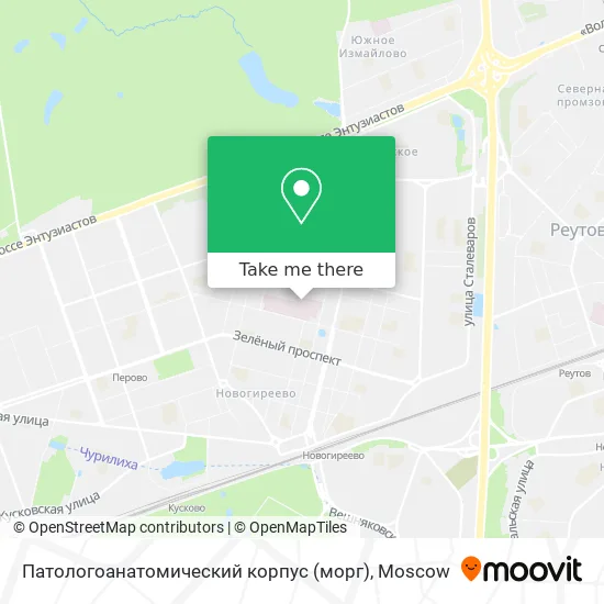 Патологоанатомический корпус (морг) map