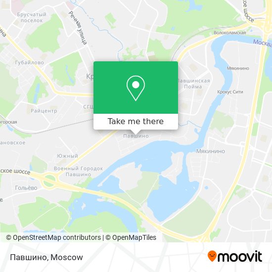 Павшино map