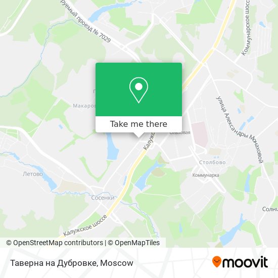 Таверна на Дубровке map