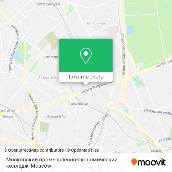 Московский промышленно-экономический колледж map