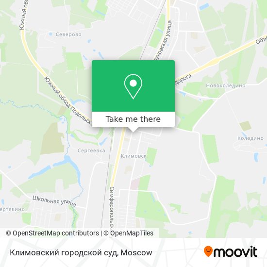 Климовский городской суд map