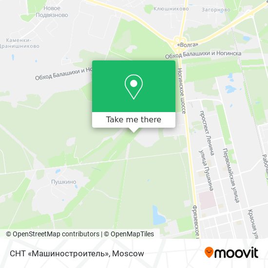 СНТ «Машиностроитель» map