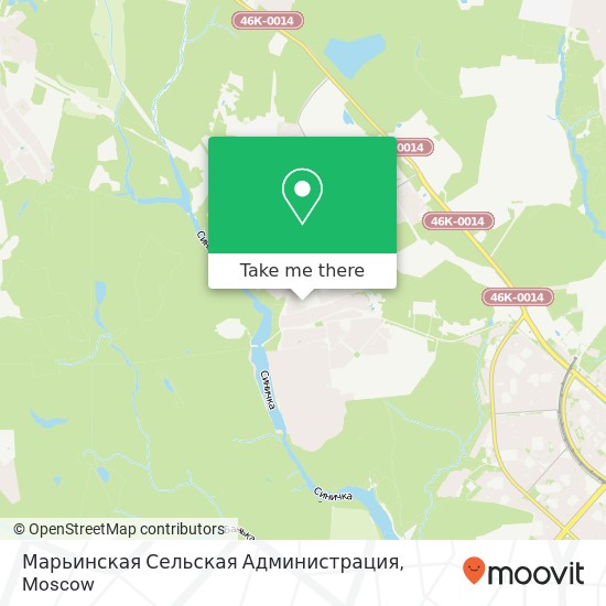 Марьинская Сельская Администрация map