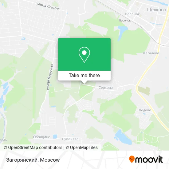 Загорянский map