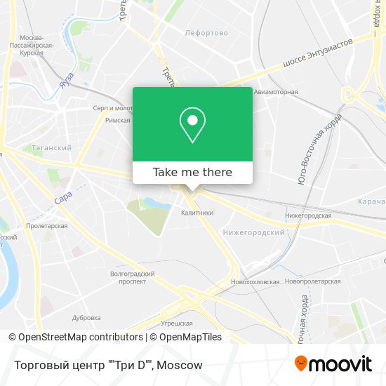 Торговый центр ""Три D"" map