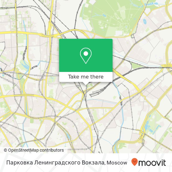 Парковка Ленинградского Вокзала map