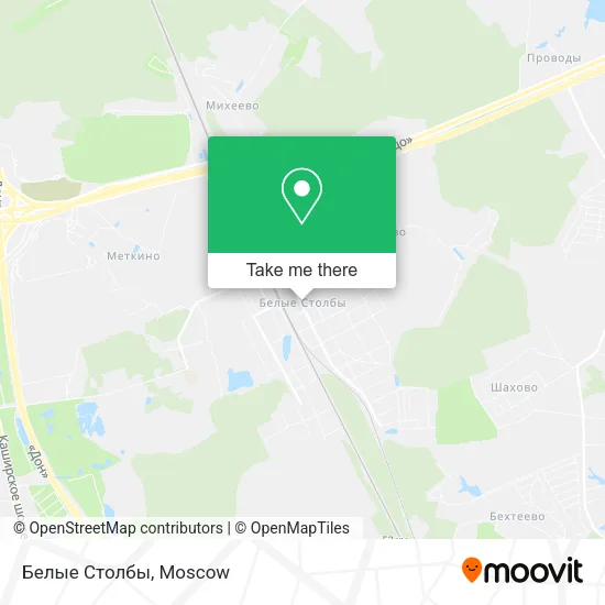 Белые Столбы map