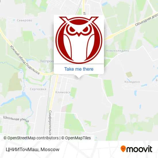 ЦНИИТочМаш map